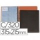 Pardo 17501 - Tarjetero folio para 320 tarjetas, color negro