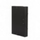 Pardo 273167 - Carpeta de proyectos con gomas, 90 mm, color negro