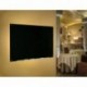 Pizarra Negro Magnético de Borrado en Seco de Vidrio - 60 cm x 90 cm - 23 5/8" x 35 1/2" - Incluye Pizarra, 2 Imanes, y Bande