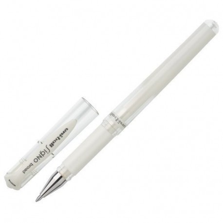 Uni-Ball 4 X Gel Impact UM-153 White [Pack of 3] Broad 1.0mm Rollerball by
