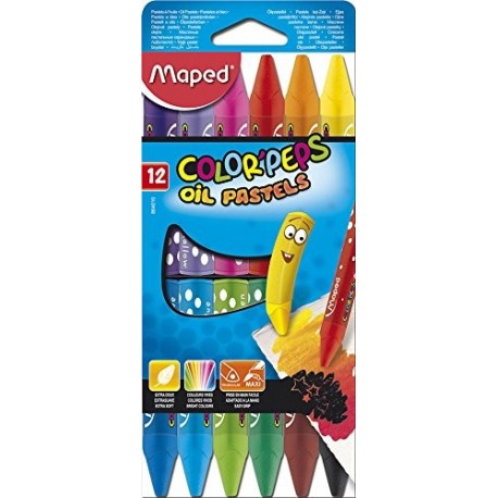 Color Peps 864010 - Pack de 12 lápices ceras