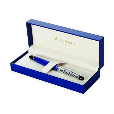 Waterman 1904592 Expert Blue Obsession bolígrafo roller, con estuche