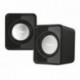 Trust Leto - Set de Altavoces 2.0, 6 W, alimentados por USB , negro