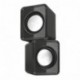 Trust Leto - Set de Altavoces 2.0, 6 W, alimentados por USB , negro