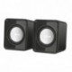 Trust Leto - Set de Altavoces 2.0, 6 W, alimentados por USB , negro