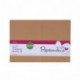 Papermania - Lote de 50 tarjetas y sobres de papel kraft reciclado 12,7 x 17,8 cm 