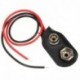 Conector de empalme Acoplador conector hilados de pila de 9 V con clip