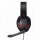 Trust PCS7190819999 - Auriculares con micrófono, color negro y rojo
