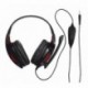 Trust PCS7190819999 - Auriculares con micrófono, color negro y rojo