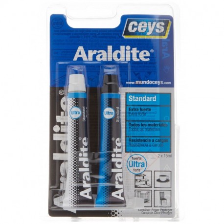 Ceys 510107 Adhesivo araldit Standard Blister Grande, Azul, 0