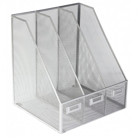 Osco Triple Mesh - Revistero archivador, plateado