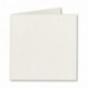 50 unidades//Set. Plegable Tarjetas + sobres cuadrado en Natural de blanco//Tamaño: 30 x 15 cm plegadas 15 x 15 cm //240 G/M