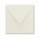 50 unidades//Set. Plegable Tarjetas + sobres cuadrado en Natural de blanco//Tamaño: 30 x 15 cm plegadas 15 x 15 cm //240 G/M