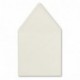 50 unidades//Set. Plegable Tarjetas + sobres cuadrado en Natural de blanco//Tamaño: 30 x 15 cm plegadas 15 x 15 cm //240 G/M