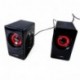 Mars Gaming MS1 - Altavoces gaming 10W potencia, 6 drivers / 2 activos y 4 pasivos, tamaño compacto, subwoofer para graves, 