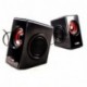 Mars Gaming MS1 - Altavoces gaming 10W potencia, 6 drivers / 2 activos y 4 pasivos, tamaño compacto, subwoofer para graves, 