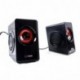 Mars Gaming MS1 - Altavoces gaming 10W potencia, 6 drivers / 2 activos y 4 pasivos, tamaño compacto, subwoofer para graves, 