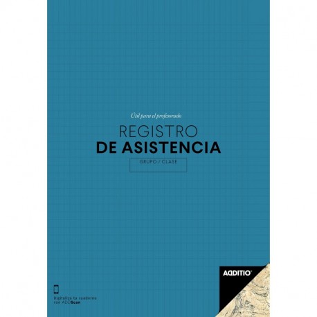 Additio P162 - Registro de Asistencia, color azul