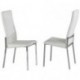 Silla de comedor tapizada modelo VERONA color blanco - Sedutahome