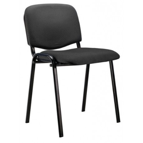 Adec - Silla confidente iso, medidas 54 x 55 x 80 cm, color negro