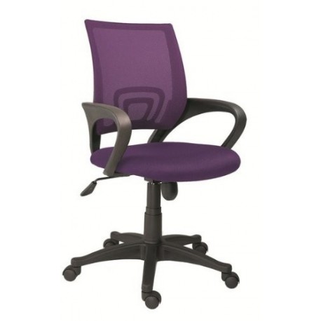 Adec - Silla logic, medidas 60 x 55 x 102 cm, color Lila