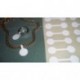 150 White Circular etiquetas de Precio/Precio de Joyería/plumón etiquetas en forma pegatinas