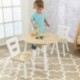 KidKarft Mesa y sillas para niños, Color Natural y Blanco KidKraft 27027 