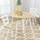 KidKarft Mesa y sillas para niños, Color Natural y Blanco KidKraft 27027 