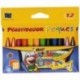 BIC Plastidecor Peques - Pack de 12 ceras limpias y blandas, multicolor