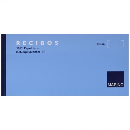 Marino 40924 - Talonario de recibos, 100 hojas, 210 x 105 mm