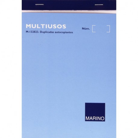 Marino 103/2 - Talonario multiusos, formato 1/4, duplicado, autocopiado, 1 unidad