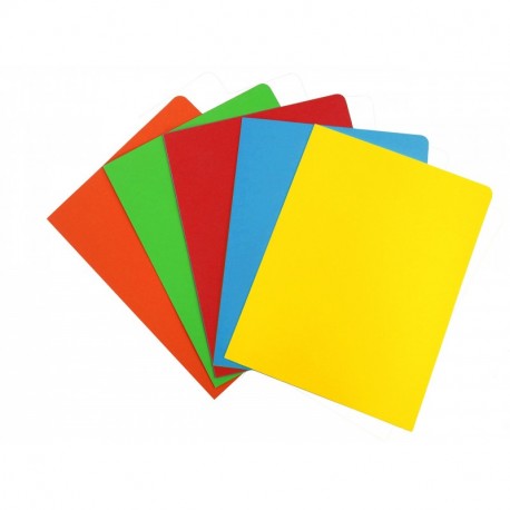 Elba Gio 400040487 - Pack de 50 subcarpetas simples, A4, color rojo