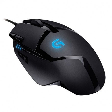 Logitech G402 - Ratón para gaming con 8 botones programables Hyperion Fury, color negro