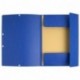 Exacompta 55850E Carpeta manila cartón, elástico, 3 solapas, etiqueta, Schotten, 400g, A4 color al azar