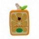 SODIAL R Lapiz sacapuntas naranja manivela manual de escritorio de la escuela papeleria para ninos