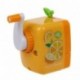 SODIAL R Lapiz sacapuntas naranja manivela manual de escritorio de la escuela papeleria para ninos