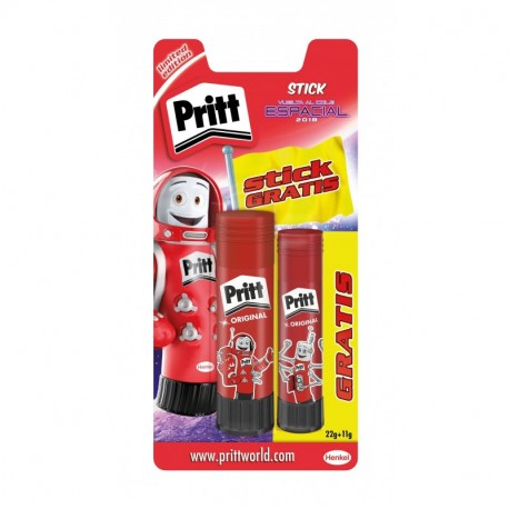 Pritt Stick, pegamento en barra, barra adhesiva, pegamento infantil seguro  para niños, 1 x 43 g