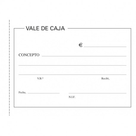 Exacompta 75150S - Vales de caja, 100 hojas, 105 x 148