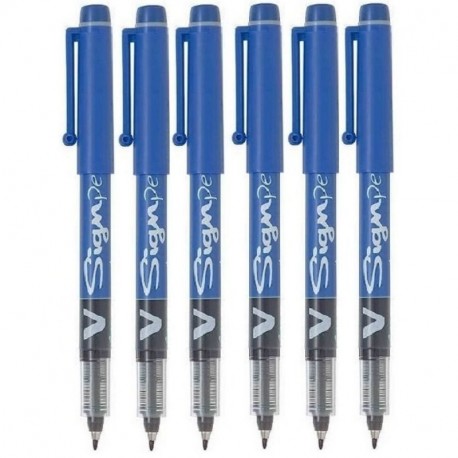 Piloto Azul V Letrero Bolígrafo Tinta Líquida Medio 2mm Punta Plumilla 0.6mm Línea Ancho V Sign Punta De Fibras Rotulador En 