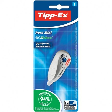 Tipp-Ex Cinta correctora de ratón de bolsillo mini - Blister Pack 2+1 Blanco