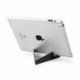 SODIAL R Soporte base de mesa universal ajustable plegable gris para iPhone iPad