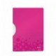 Leitz Dosier ColorClip, Capacidad para 30 hojas A4, Plástico flexible, Fucsia metalizado, WOW, 41850023