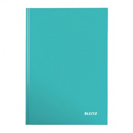 Leitz Cuaderno A4, 80 páginas, Con Cuadrícula, Encuadernación con tapas rígidas, WOW, Turquesa, 46261051
