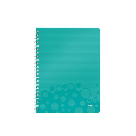 Leitz WOW - Cuaderno, 80 hojas, Turquesa Aquamarine , A5, 1 unidad