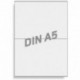 Etiquetas 210 x 148,5 mm impermeable transparente mate a DIN A4 con etiquetas arco – 2 A5/A4 Aspecto – 20 pantalla etiquetas 
