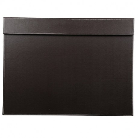 KINGFOM - Vade de escritorio, 600 x 450 mm, piel de alta calidad, color marrón