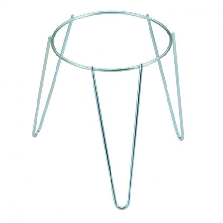 Saturnia 8093204 Soporte Maceta Pie Zincado 24 cms