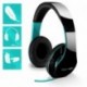 Fantec SHP-250AJ-TQ - Auriculares estéreo con diadema, color turquesa