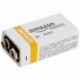 AmazonBasics - Paquete de 8 pilas alcalinas de 9 V 600 mAh 