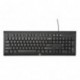 HP C2500 USB Negro - Teclado USB, Oficina, Alámbrico, PC/Server, Estándar, Derecho 